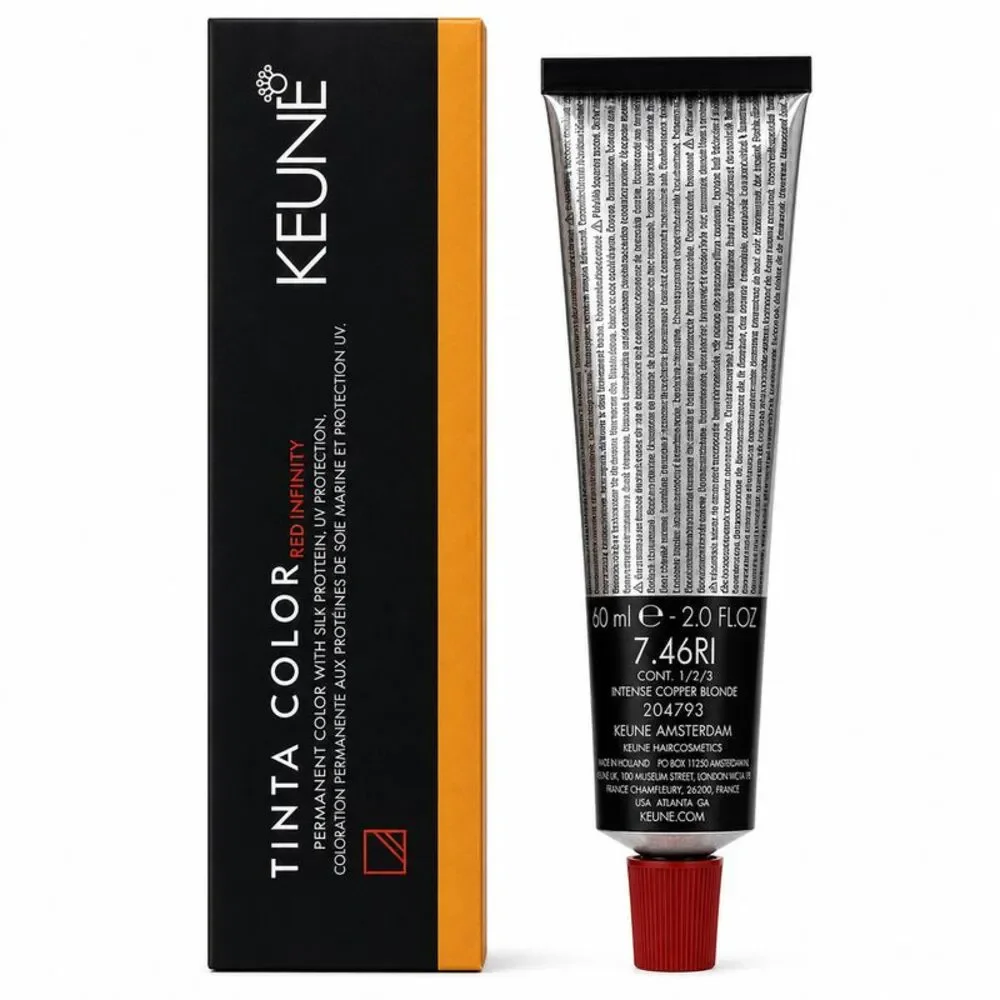 Keune Tinta Color No. 7.46RI Medium Infinity Copper Red Blonde 2 Oz